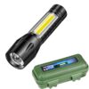 Small Sun 3 Mode Rechargeable Electric Small Compact Torch
