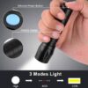 Small Sun 3 Mode Rechargeable Electric Small Compact Torch - Image 4